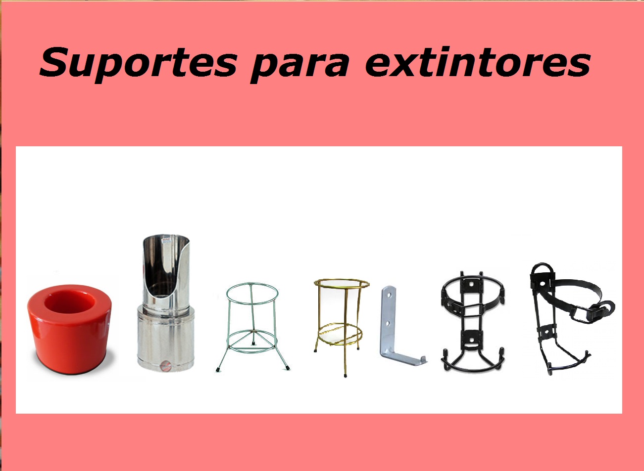 Suportes para extintores Suportes para extintores